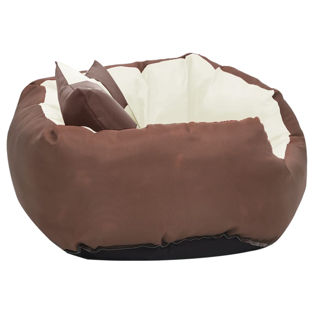 vidaXL Dwustronna poduszka dla psa, możliwość prania, 65x50x20 cm
