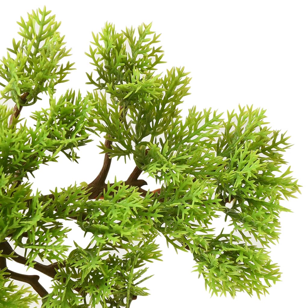 vidaXL Sztuczne bonsai z cyprysu, z doniczką, 60 cm, zielone