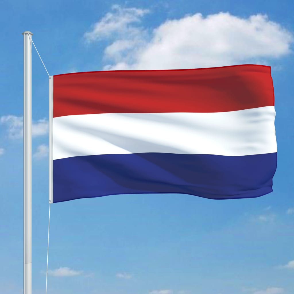 vidaXL Flaga Holandii z aluminiowym masztem, 6,2 m
