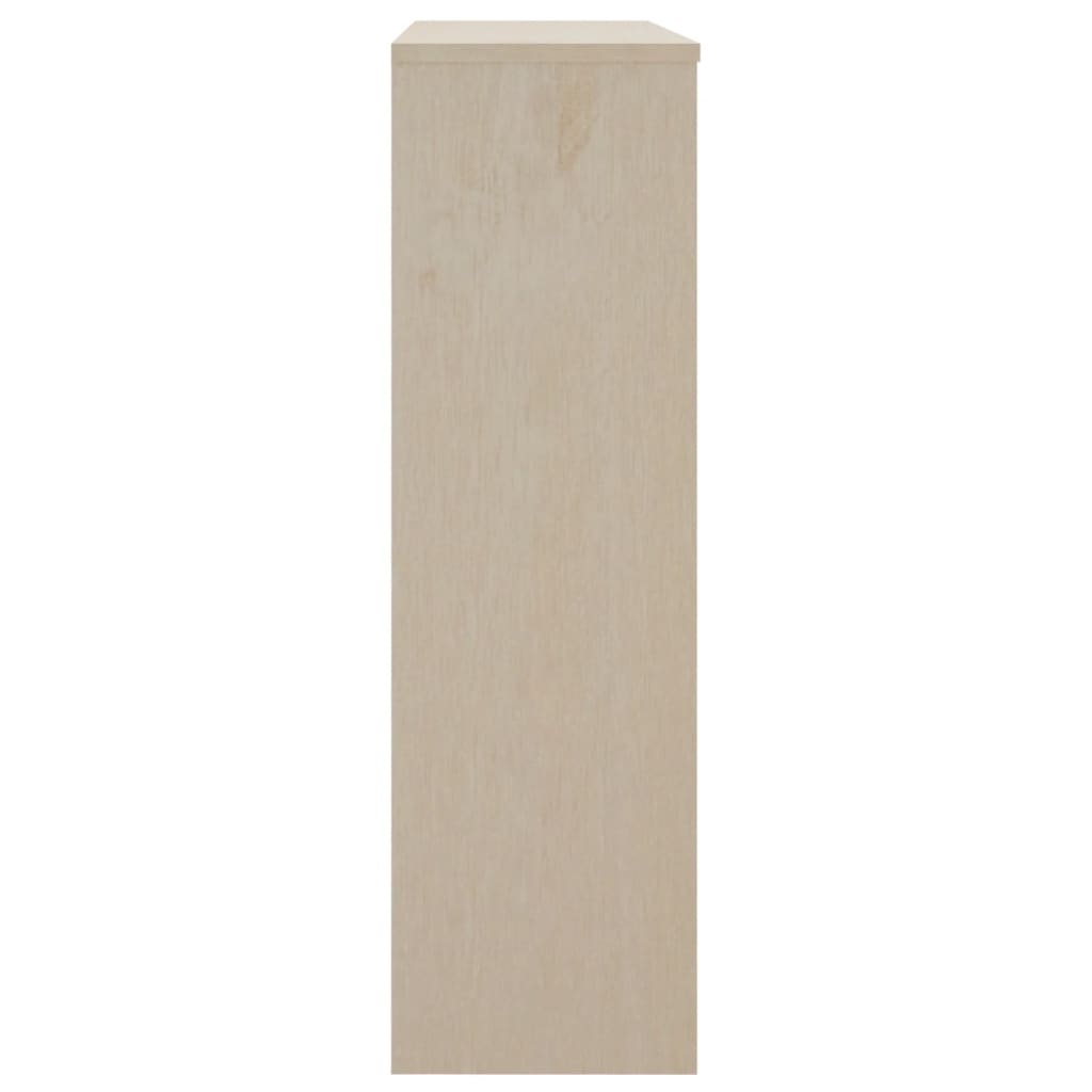 vidaXL Nadstawka nad szafkę miodowy brąz 90x30x100 cm drewno sosnowe