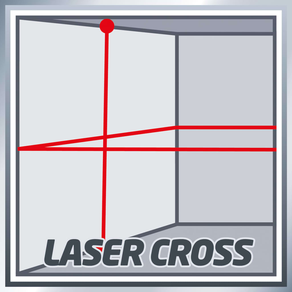Einhell Poziomica laserowa krzyżowa TE-LL 360 czerwona 2270110