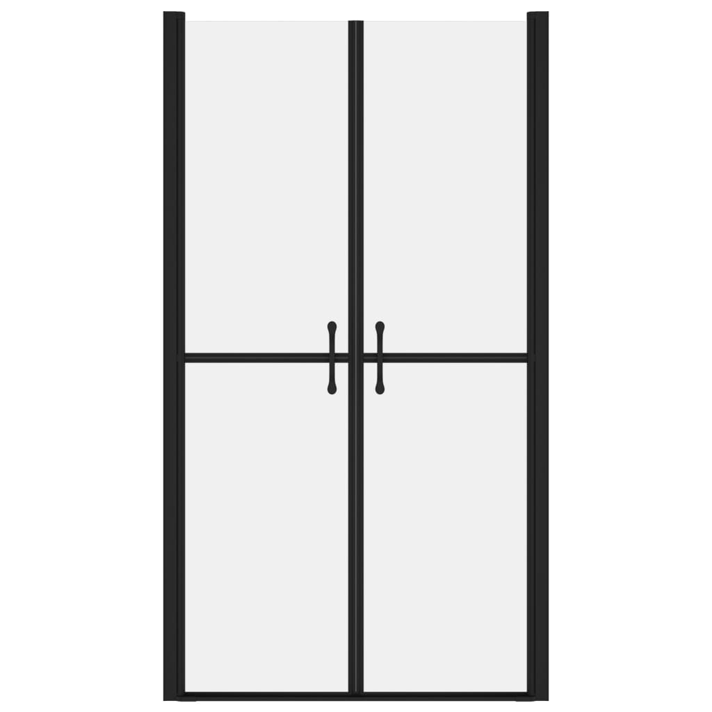 vidaXL Drzwi prysznicowe, szkło mrożone, ESG, (78-81)x190 cm