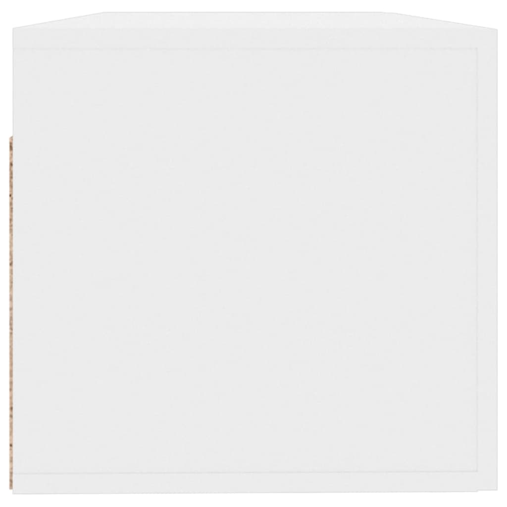 vidaXL Szafka wisząca, biała, wysoki połysk, 100x36,5x35 cm