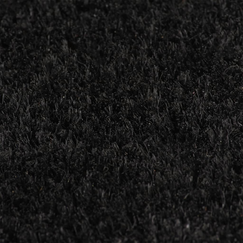 vidaXL Wycieraczka, czarna, 100x300 cm, włókno kokosowe, tuftowana