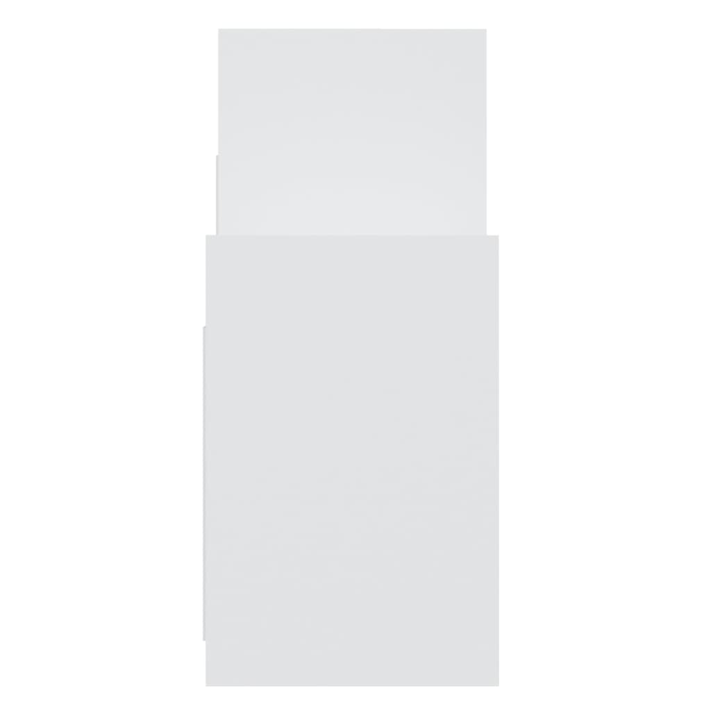 vidaXL Szafka boczna, biała, 60x26x60 cm, płyta wiórowa