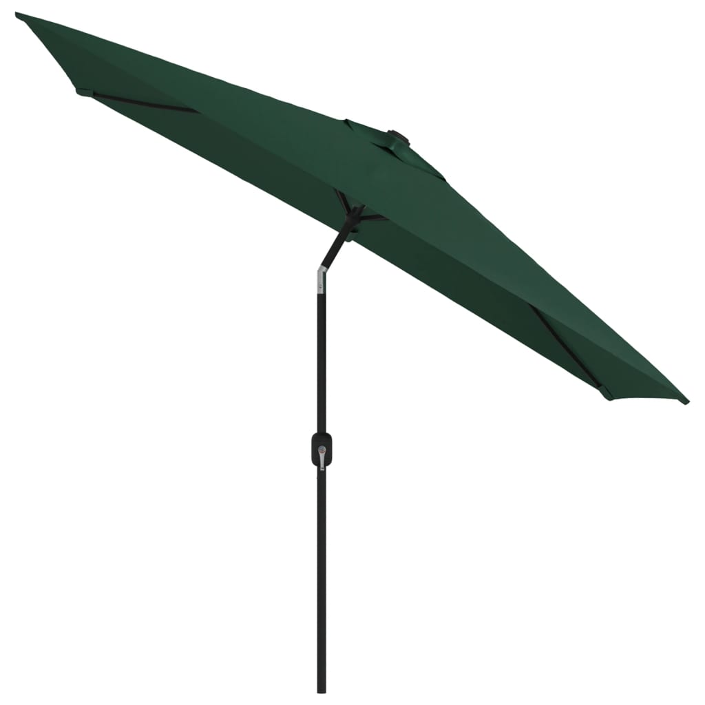 vidaXL Prostokątny parasol ogrodowy, zielony, 200x300 cm