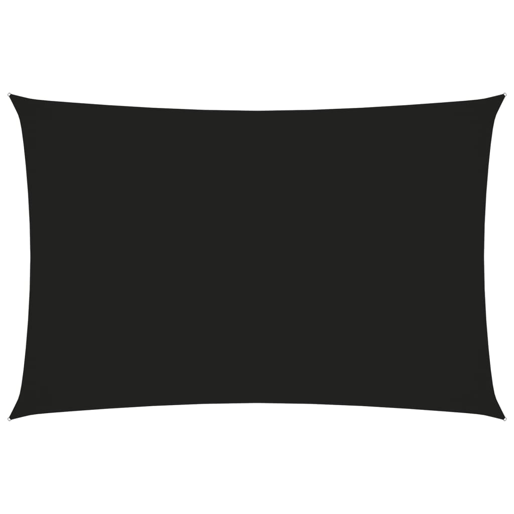 vidaXL Prostokątny żagiel ogrodowy, tkanina Oxford, 2x4,5 m, czarny