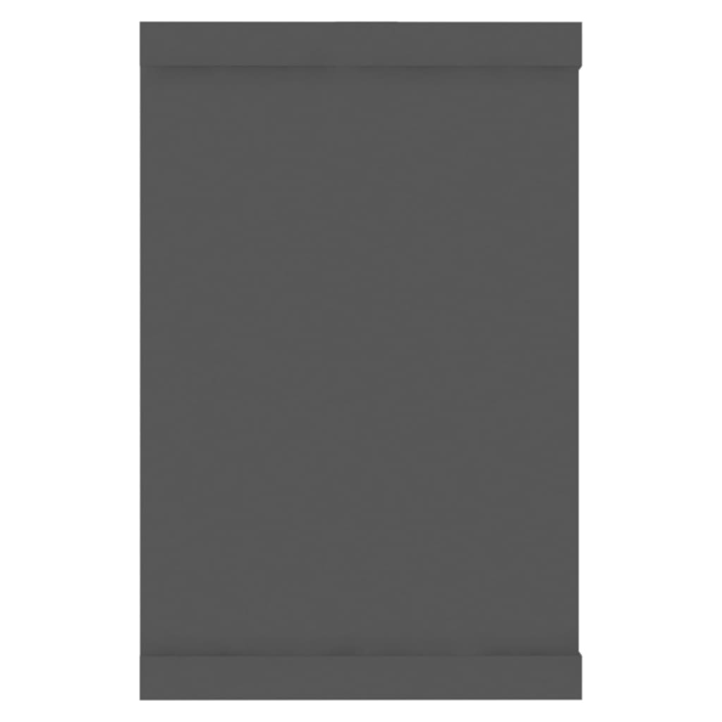 vidaXL Półki ścienne kostki, 6 szt., szare, 60x15x23 cm