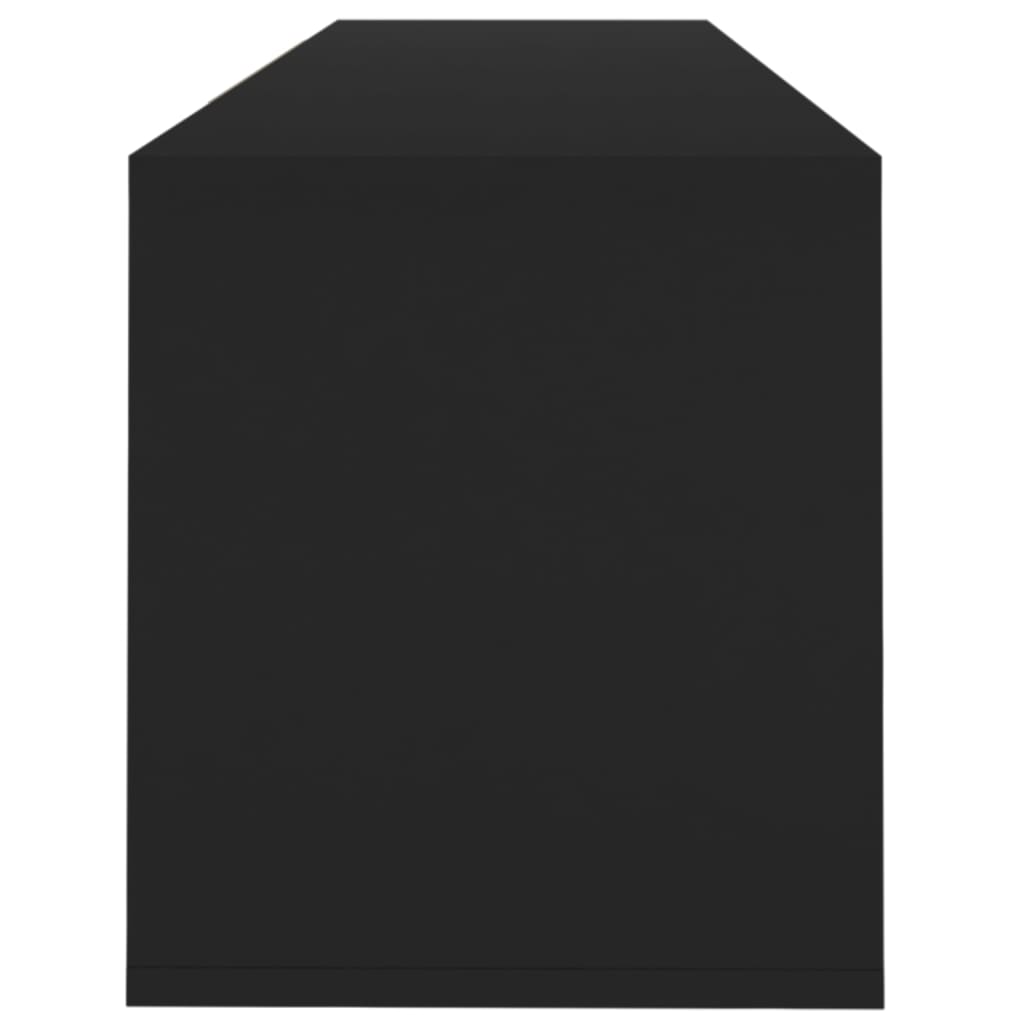 vidaXL Szafka TV, czarna, 120x30x40,5 cm, płyta wiórowa