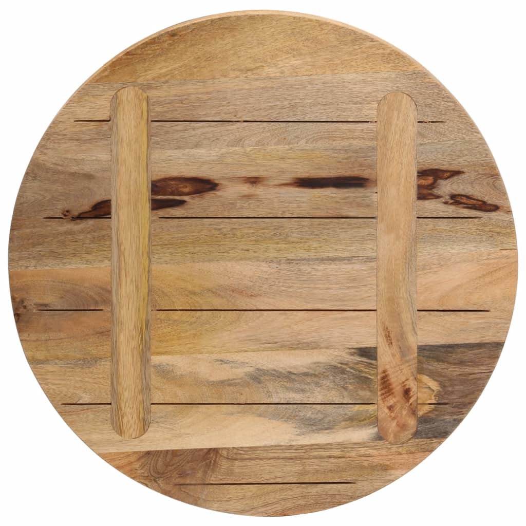 vidaXL Blat stołu, Ø 40x1,5 cm, okrągły, surowe drewno mango