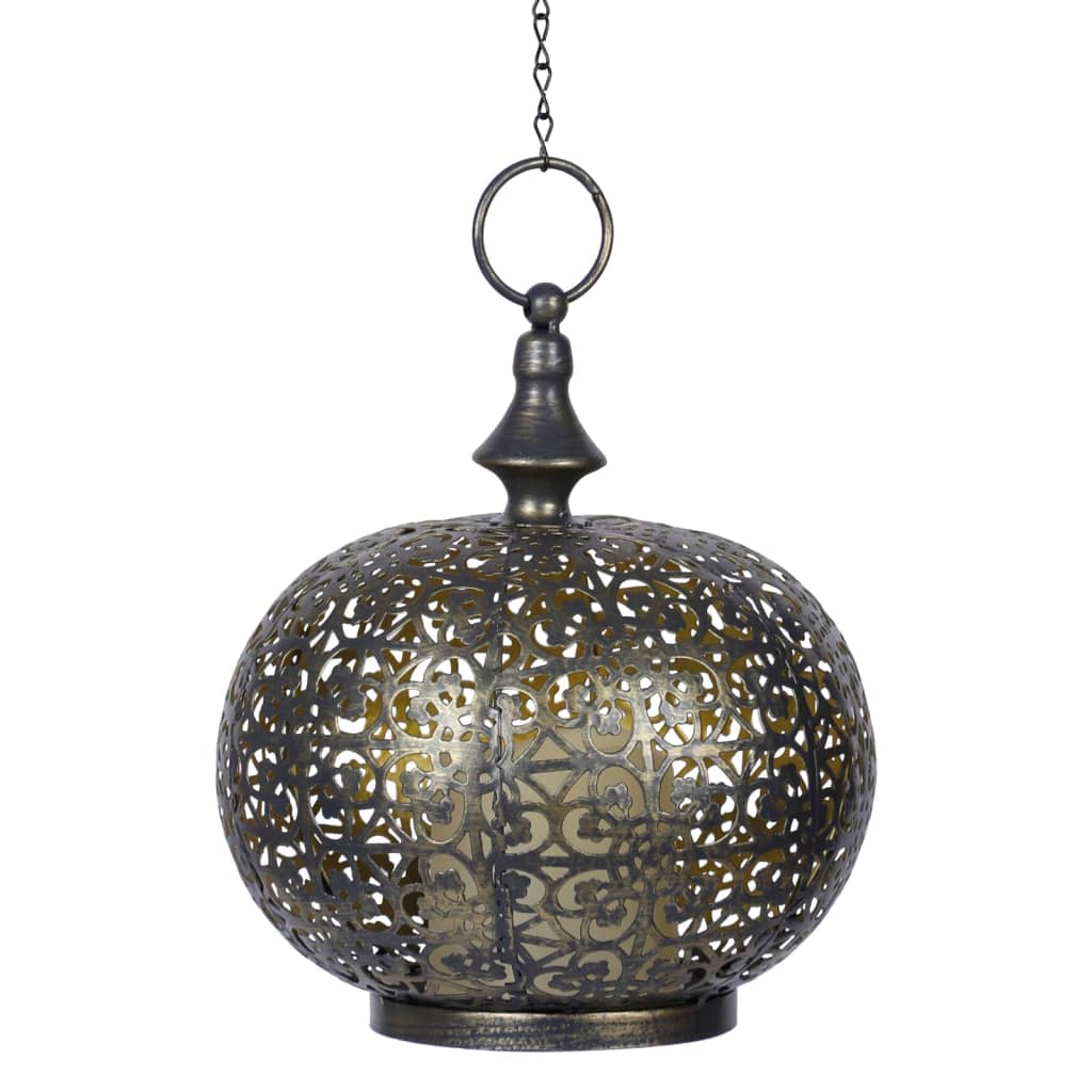 Luxform Orientalna lampa ogrodowa LED Tarsus, antyczny brąz
