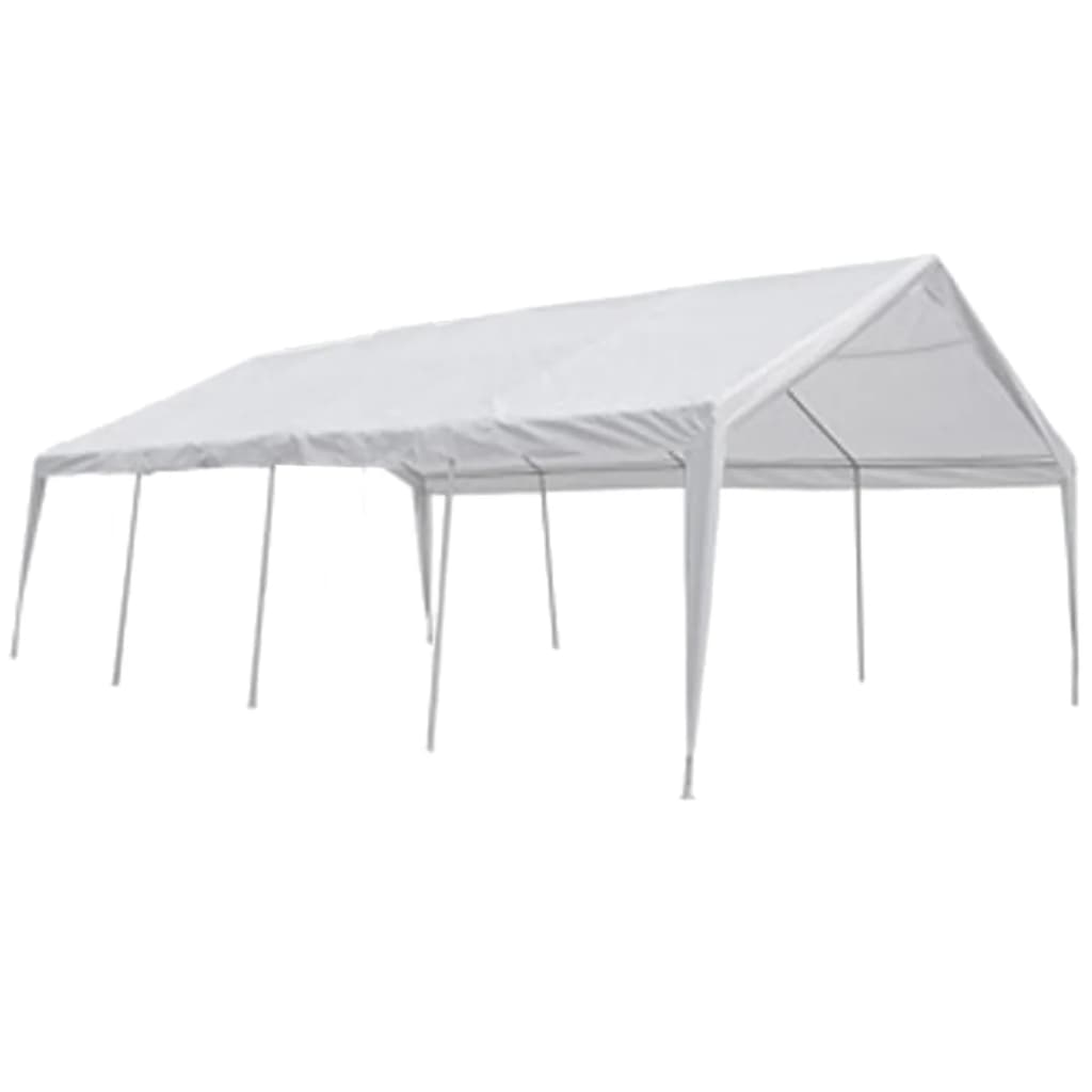 vidaXL Namiot imprezowy do ogrodu, 8x4 m, biały