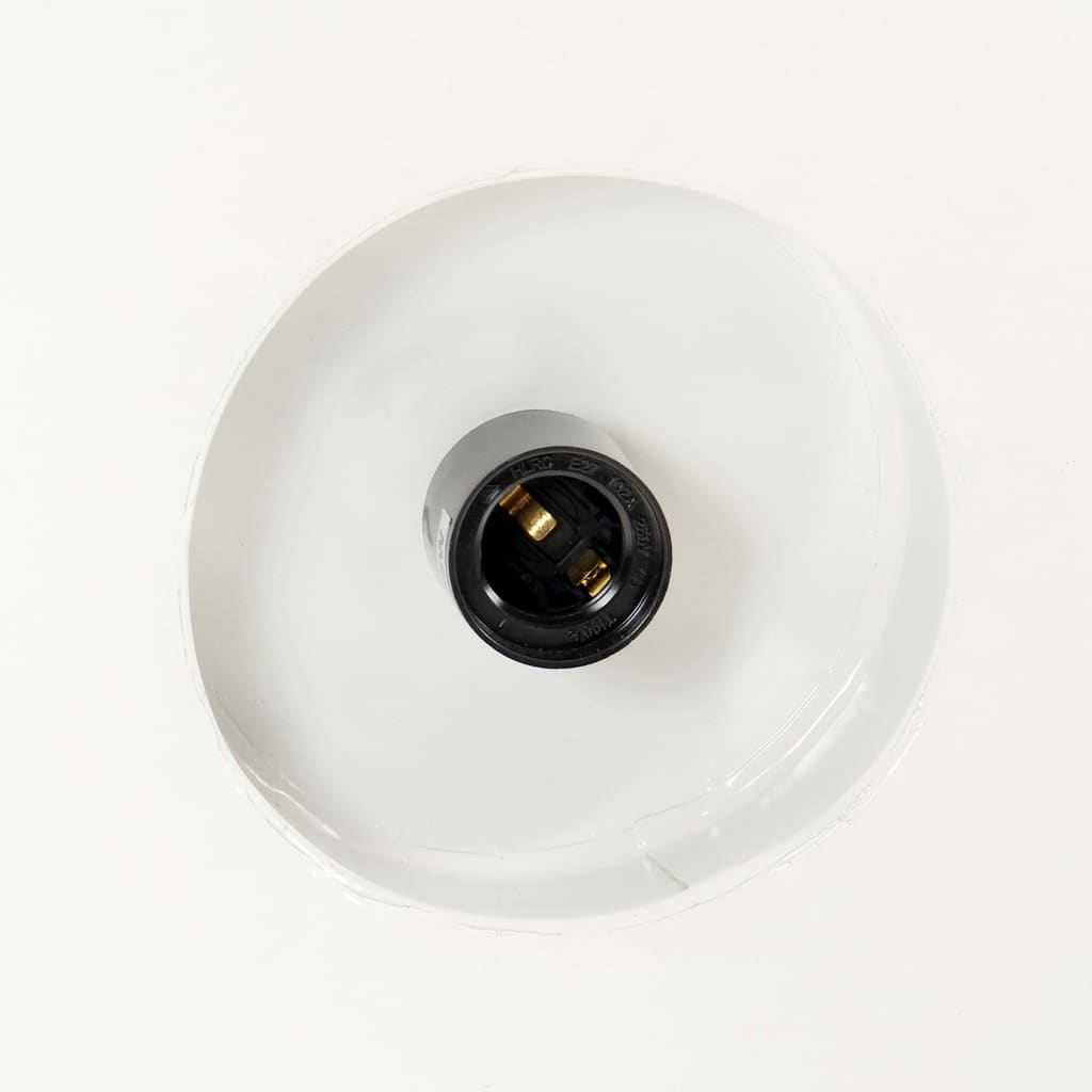 vidaXL Industrialna lampa wisząca, 58 cm, biała, E27