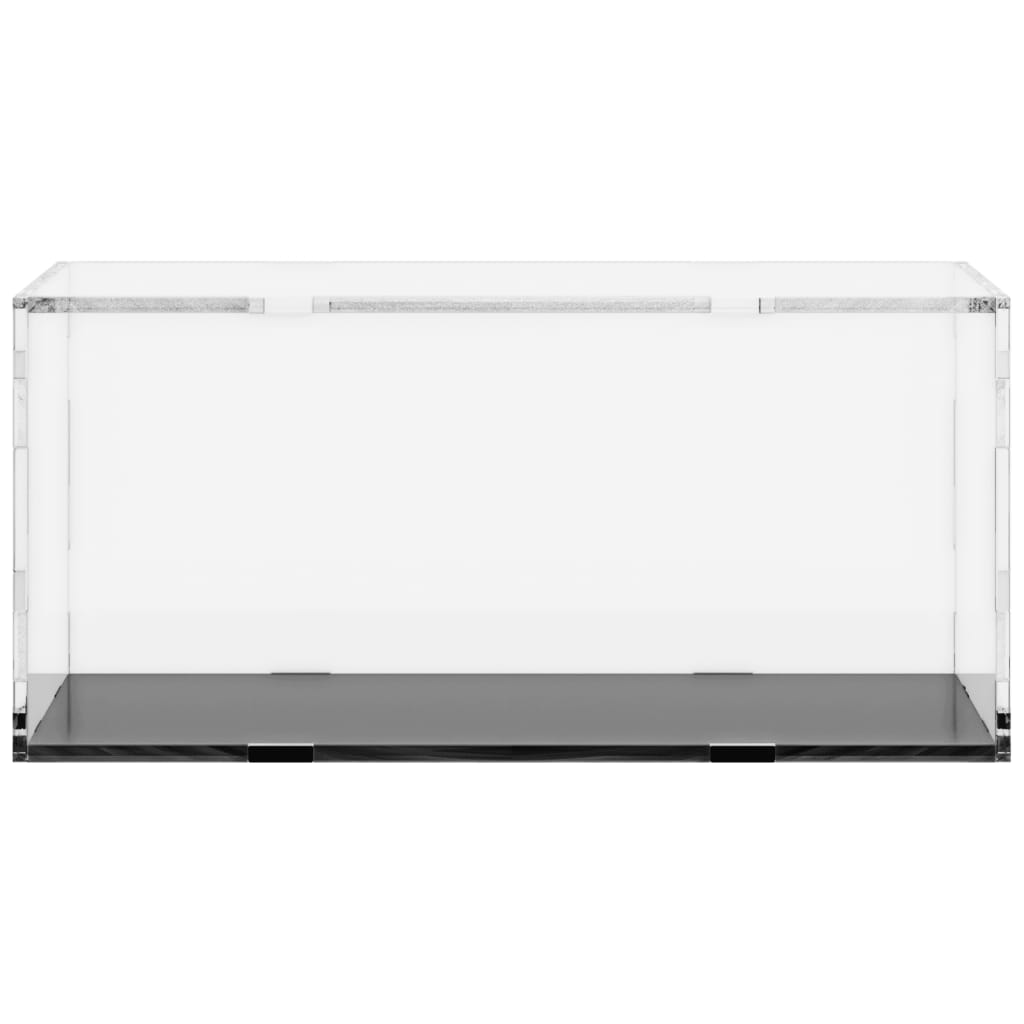 vidaXL Pudełko ekspozycyjne, przezroczyste, 30x15x14 cm, akrylowe