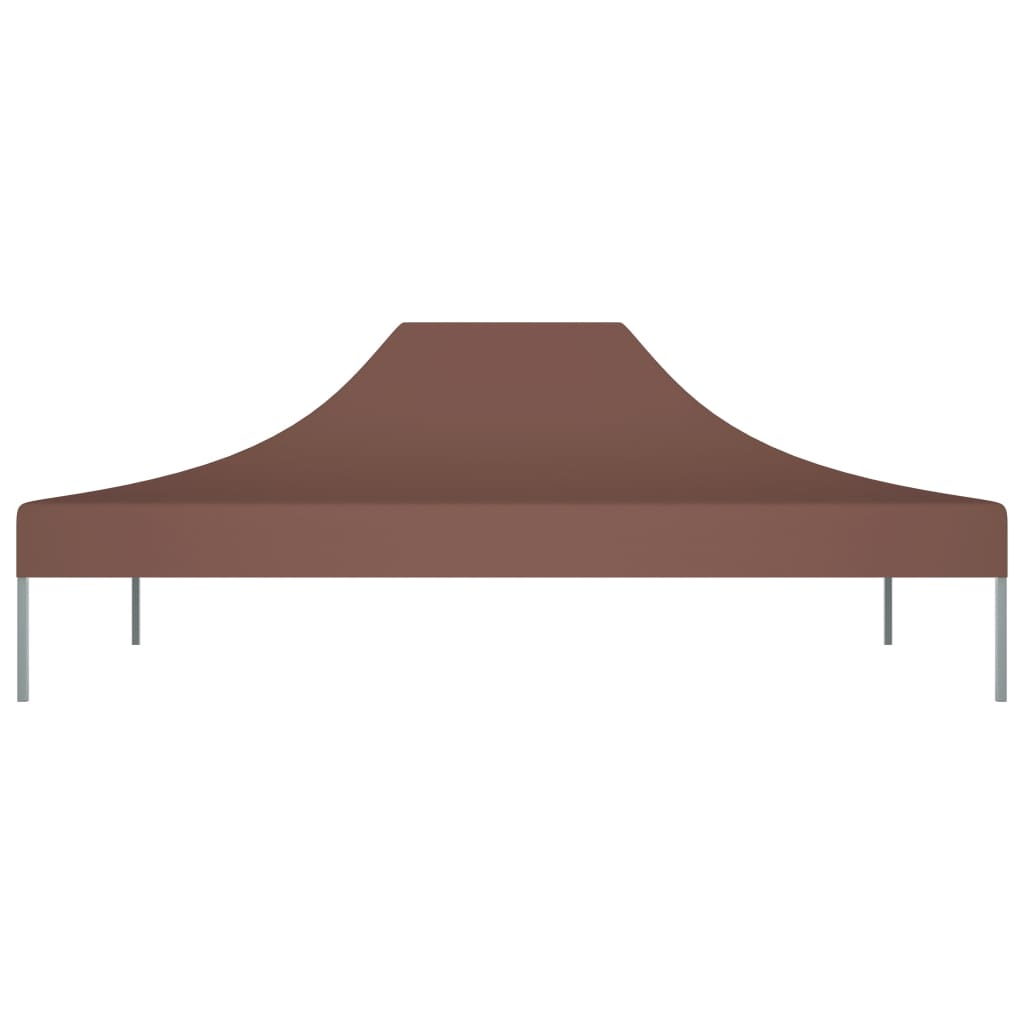 vidaXL Dach do namiotu imprezowego, 4 x 3 m, brązowy, 270 g/m²