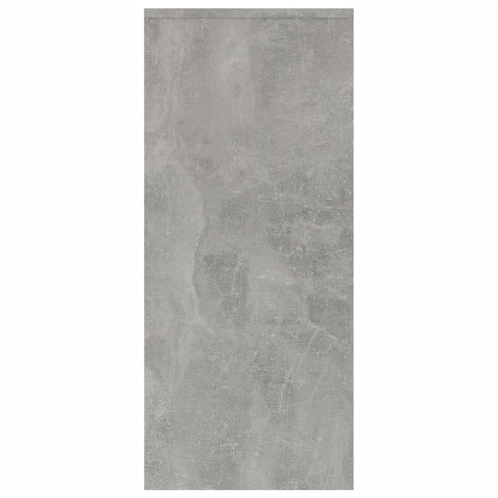 vidaXL Szafka, szarość betonu, 102x33x75 cm, płyta wiórowa