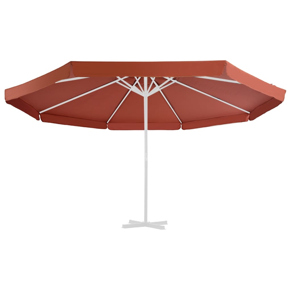 vidaXL Pokrycie do parasola ogrodowego, terakotowe, 500 cm