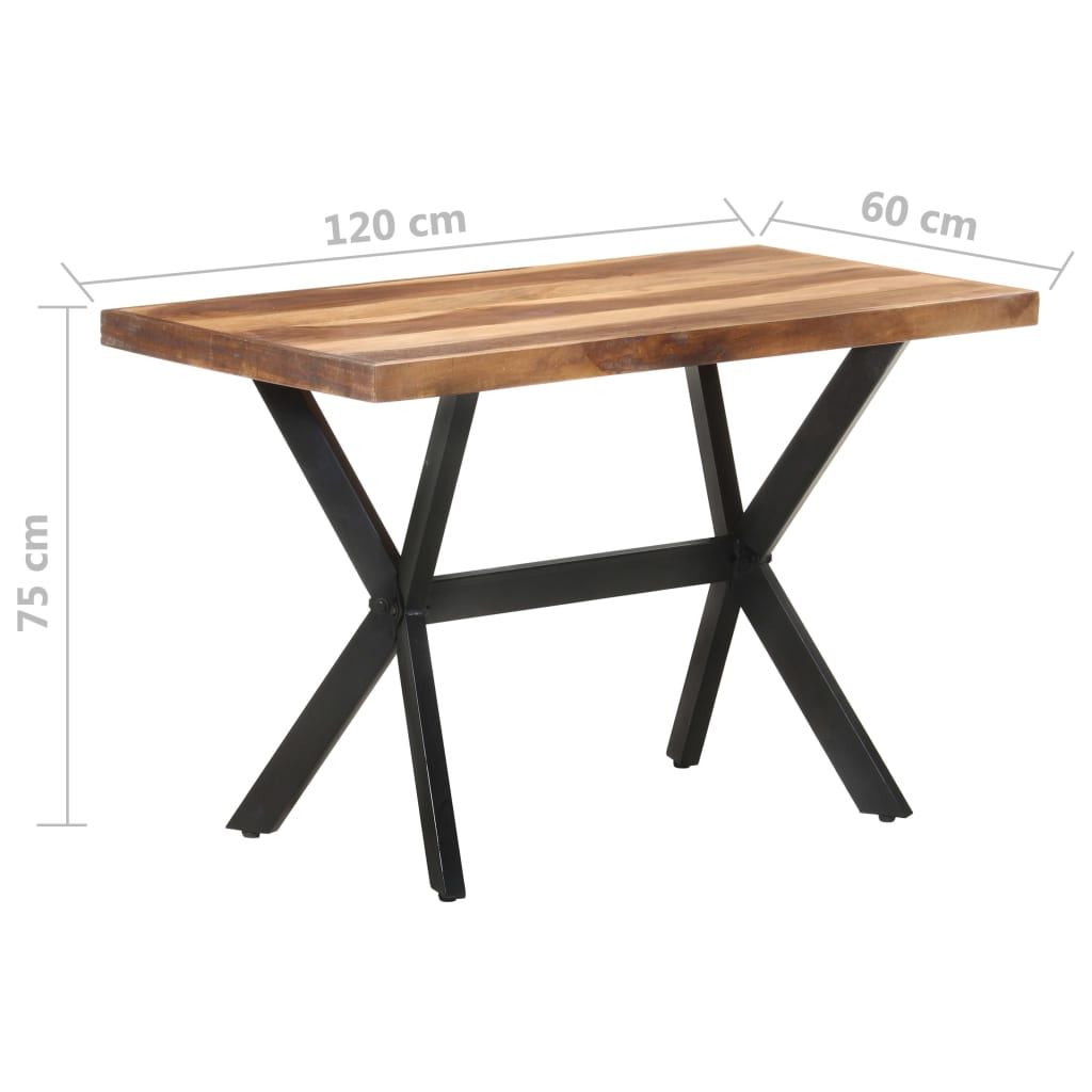 vidaXL Stół jadalniany, 120x60x75 cm, drewno z miodowym wykończeniem