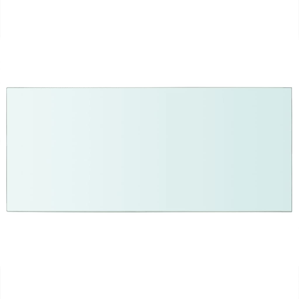 vidaXL Półka szklany, bezbarwny panel, 50x25 cm