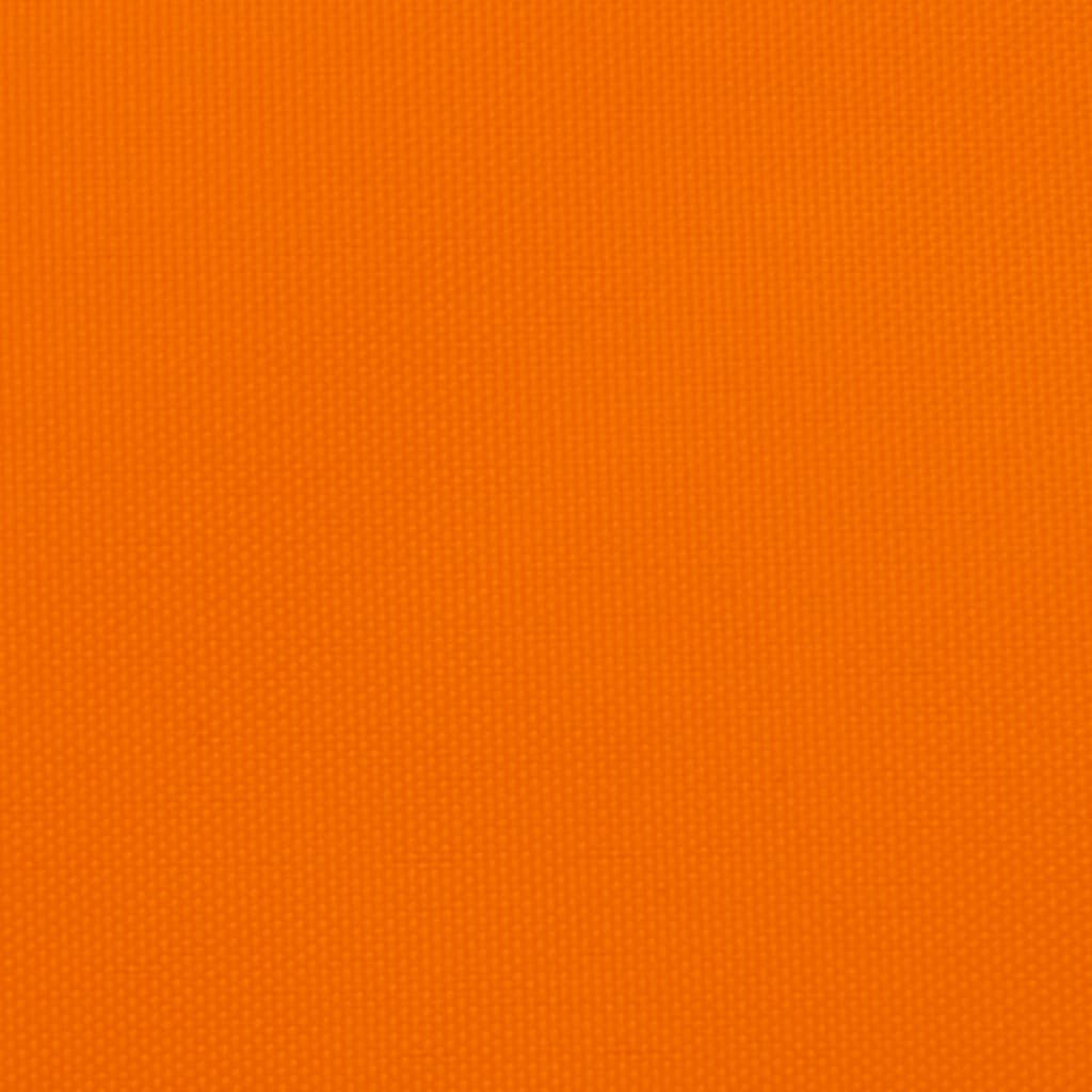 vidaXL Trójkątny żagiel ogrodowy, tkanina Oxford, 4x5x6,4 m, pomarańcz