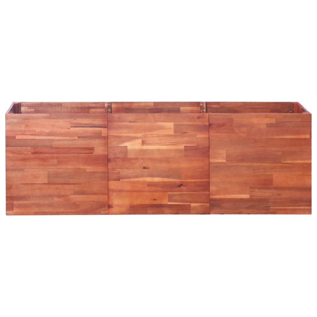 vidaXL Podwyższona donica z drewna akacjowego, 150 x 50 x 50 cm