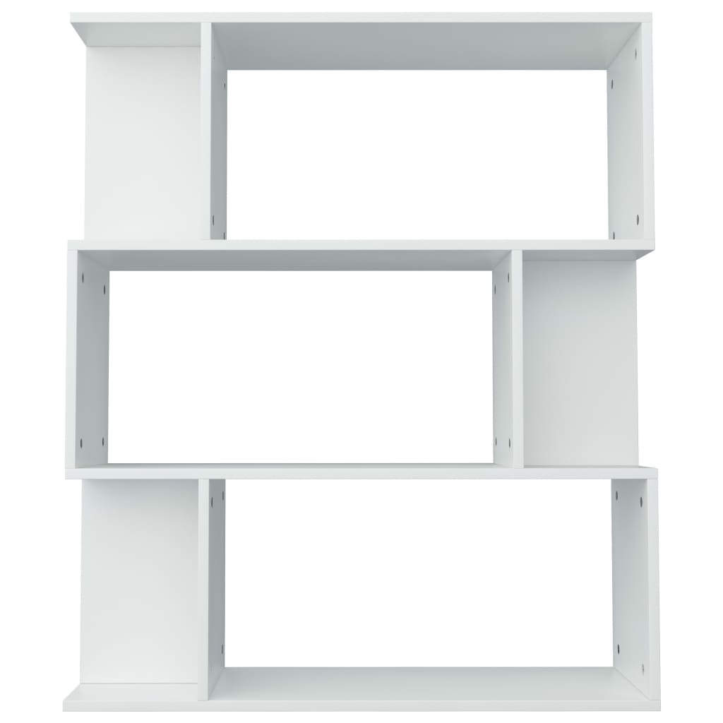 vidaXL Regał na książki, biały, 80x24x96 cm, materiał drewnopochodny