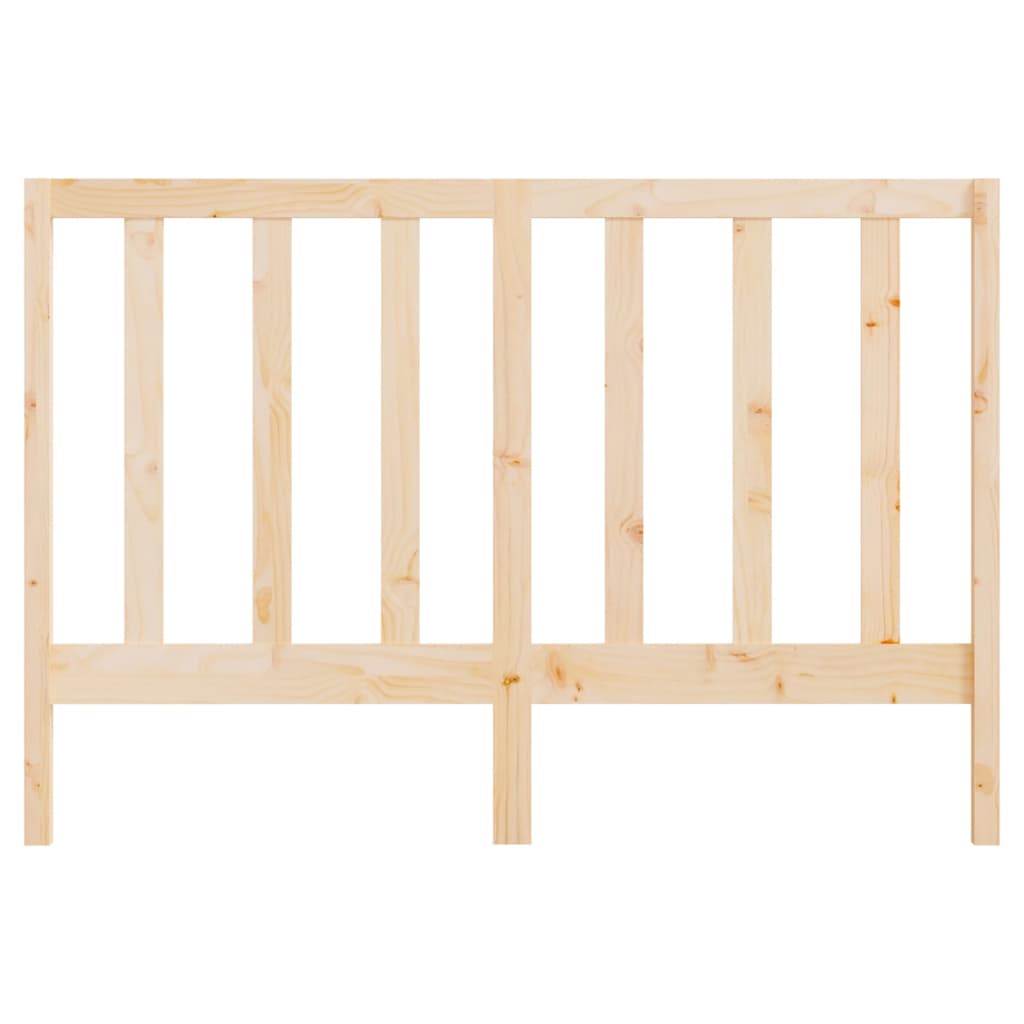 vidaXL Wezgłowie łóżka, 126x4x100 cm, lite drewno sosnowe