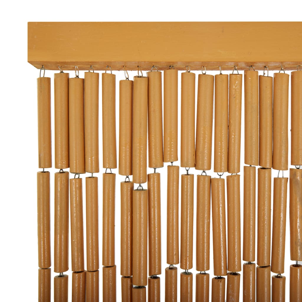 vidaXL Zasłona na drzwi, bambus, 90 x 200 cm