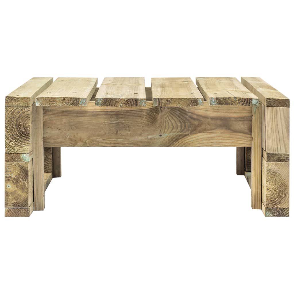 vidaXL Ogrodowy stołek z palet, impregnowane na zielono drewno sosnowe