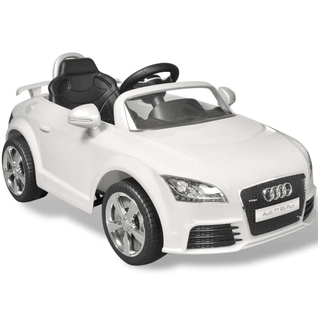 Audi TT RS Samochód dla dzieci z pilotem Biały