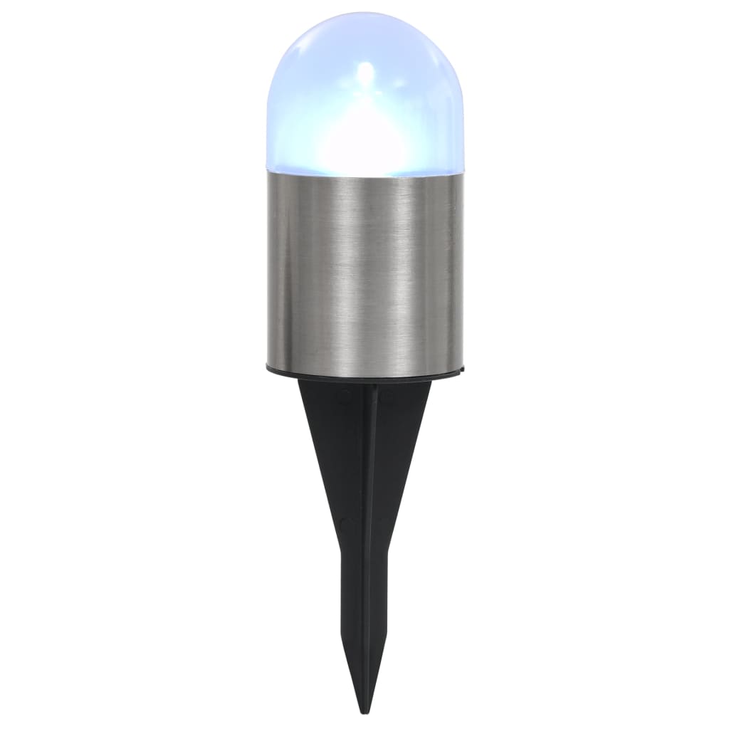 vidaXL Solarne lampy gruntowe, 12 szt., białe LED