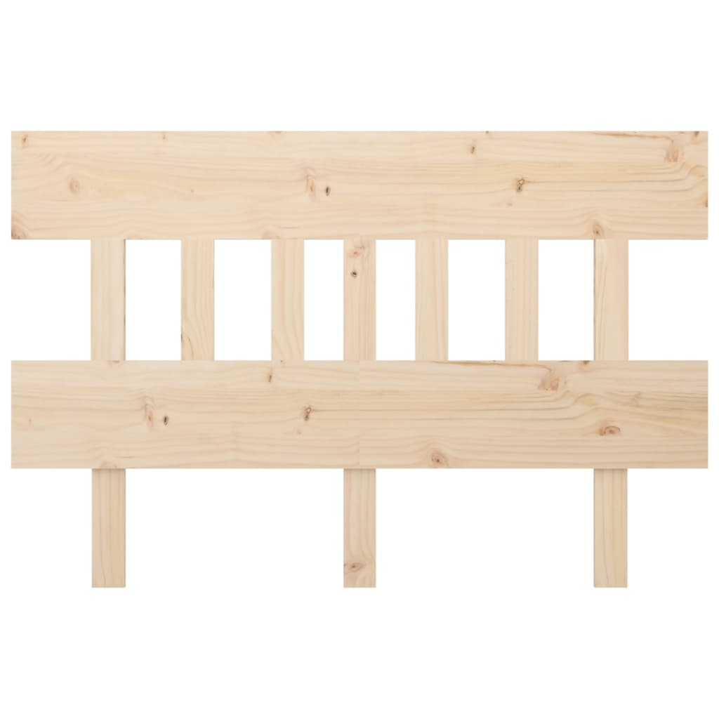 vidaXL Wezgłowie łóżka, 153,5x3x81 cm, lite drewno sosnowe