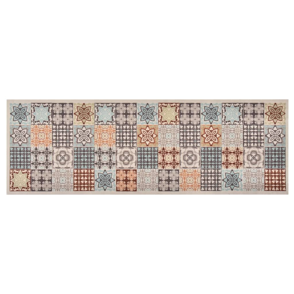 vidaXL Kuchenny dywanik podłogowy Mosaic Colour, 45x150 cm