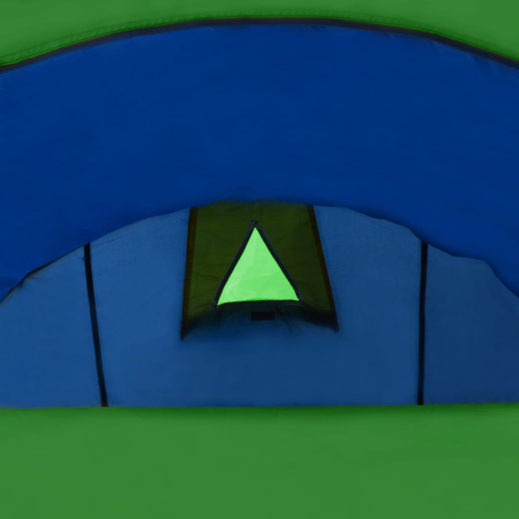 vidaXL Namiot 4-osobowy, niebiesko-zielony