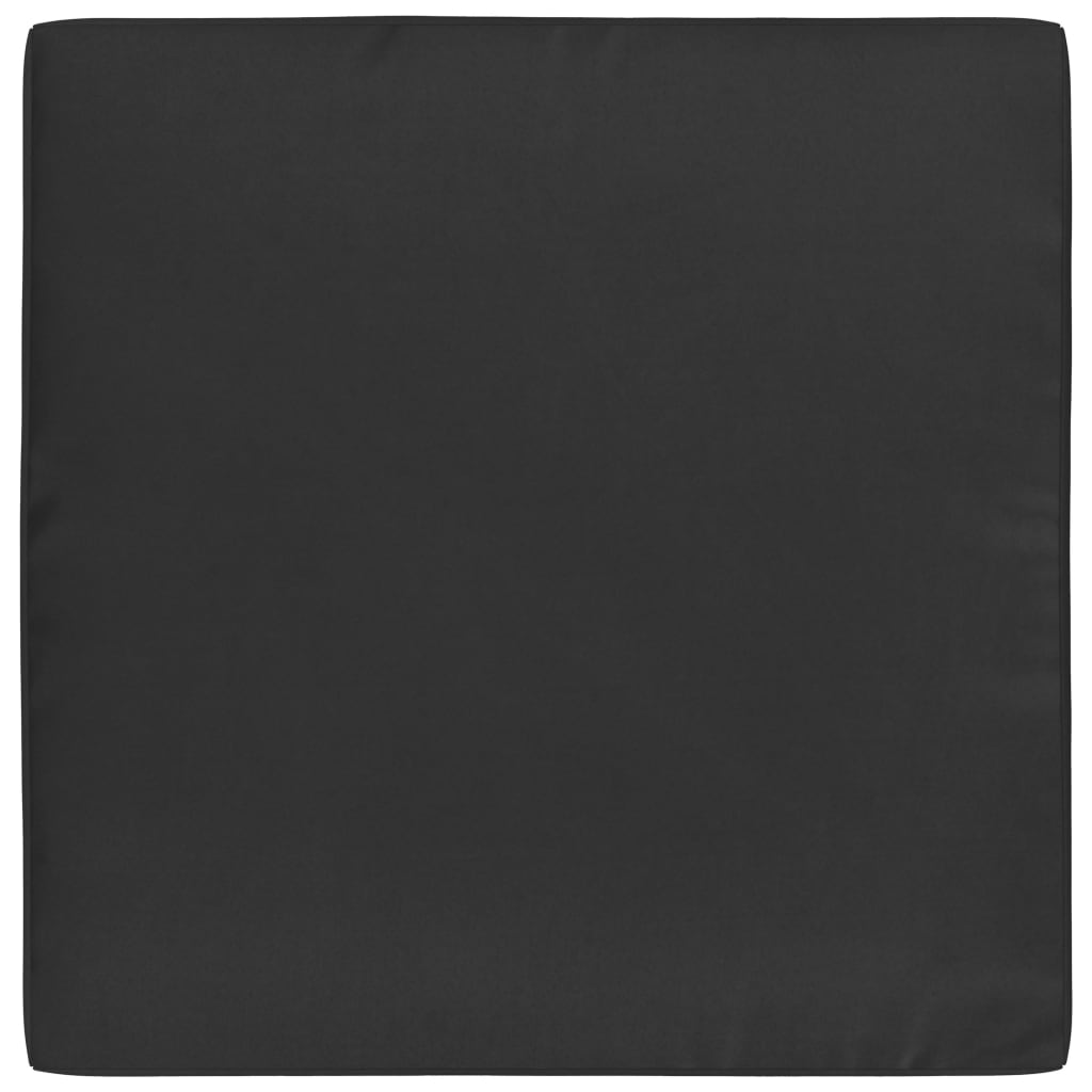 vidaXL Poduszki na sofę z palet, 3 szt., czarne, tkanina