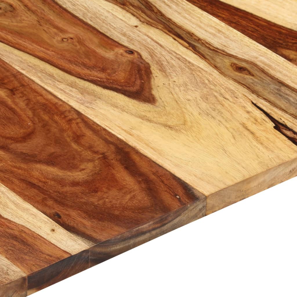 vidaXL Blat do stołu, 140x60x(2,5-2,7) cm, drewno sheesham