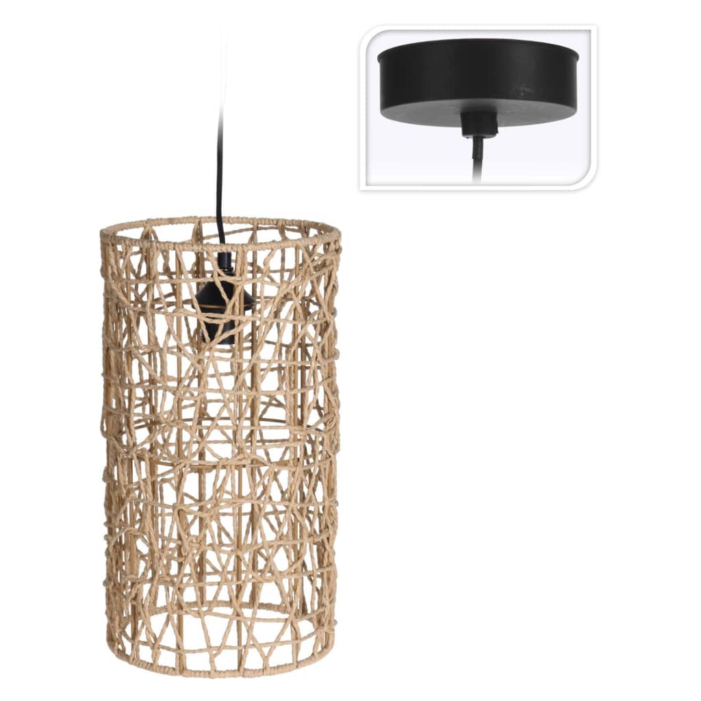 H&S Collection Lampa wisząca o cylindrycznym kształcie, papierowa