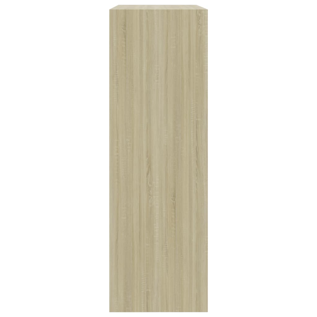 vidaXL Szafka, dąb sonoma, 60x24x74,5 cm, materiał drewnopochodny