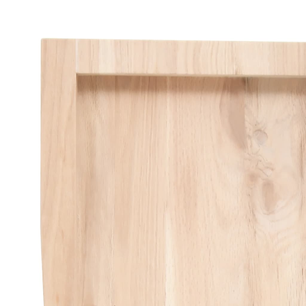vidaXL Blat do łazienki, 180x50x(2-6) cm, surowe, lite drewno