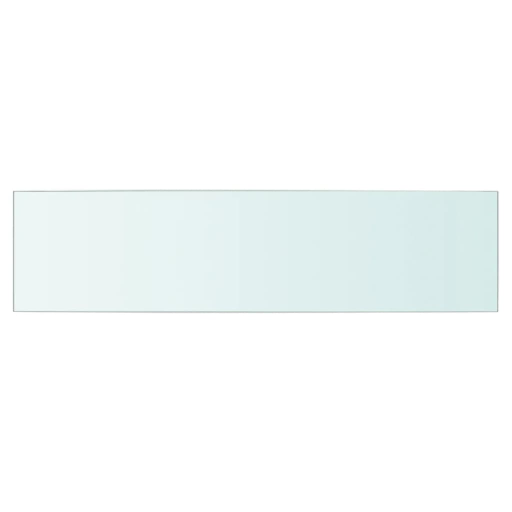 vidaXL Szklany, bezbarwny panel, 60x15 cm