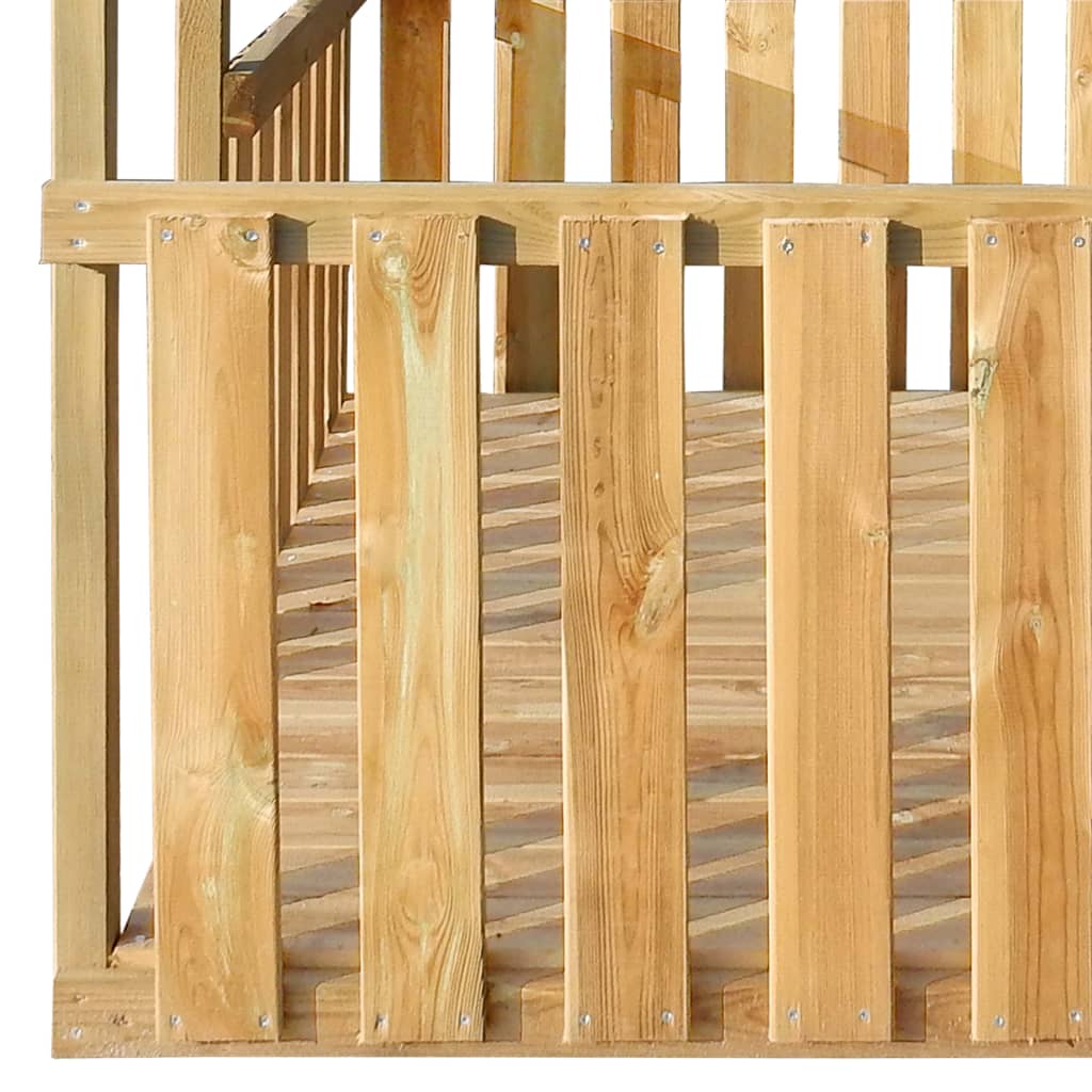 vidaXL Ogrodowy domek do zabawy, 122,5 x 160 x 163 cm, drewno sosnowe