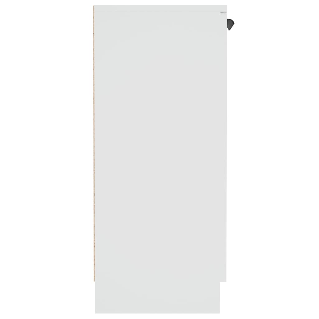 vidaXL Komoda, biała, 60x30x70 cm, materiał drewnopochodny