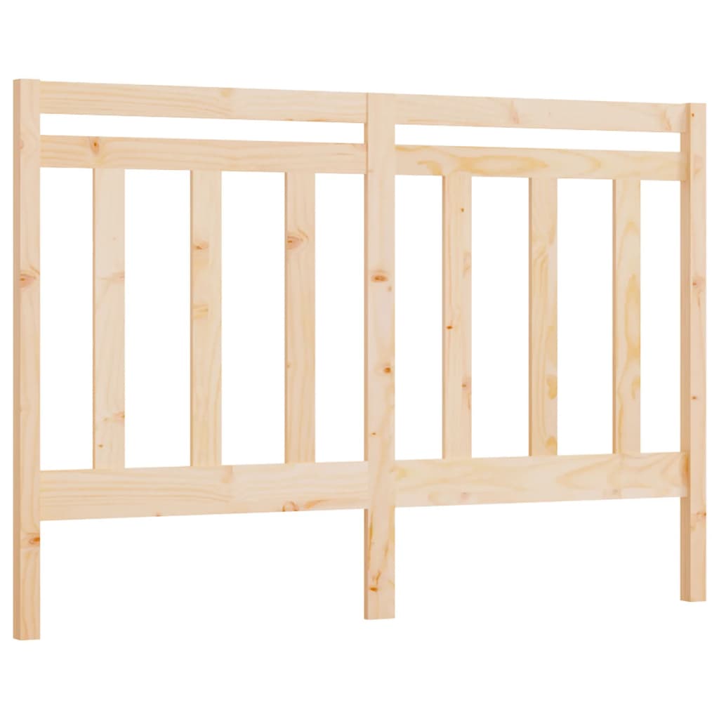 vidaXL Wezgłowie łóżka, 141x4x100 cm, lite drewno sosnowe
