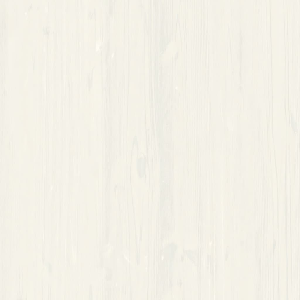 vidaXL Szafka na buty VIGO, biała, 85x35x170 cm, lita sosna