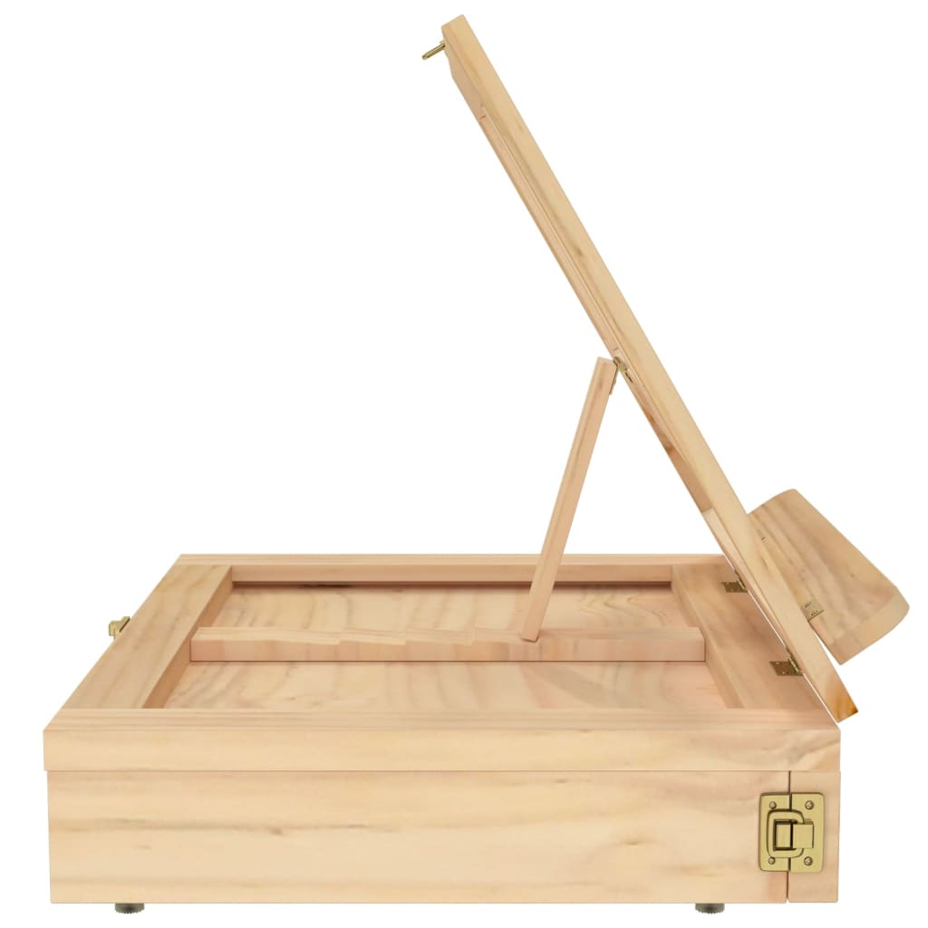 vidaXL Sztaluga stołowa z szufladą, 33,5x25,5x7 cm, drewno sosnowe