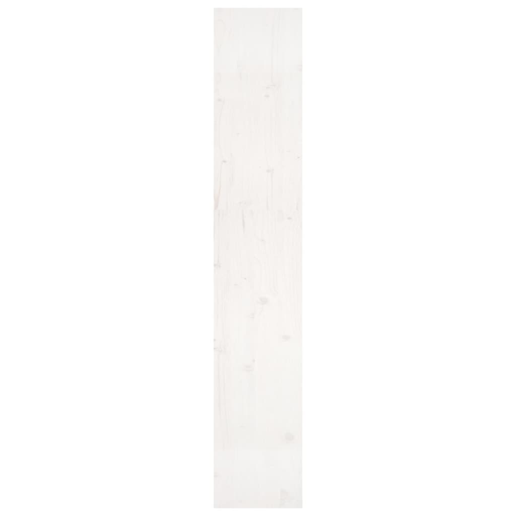vidaXL Regał na książki/przegroda, biały, 80x30x167,4 cm, lita sosna