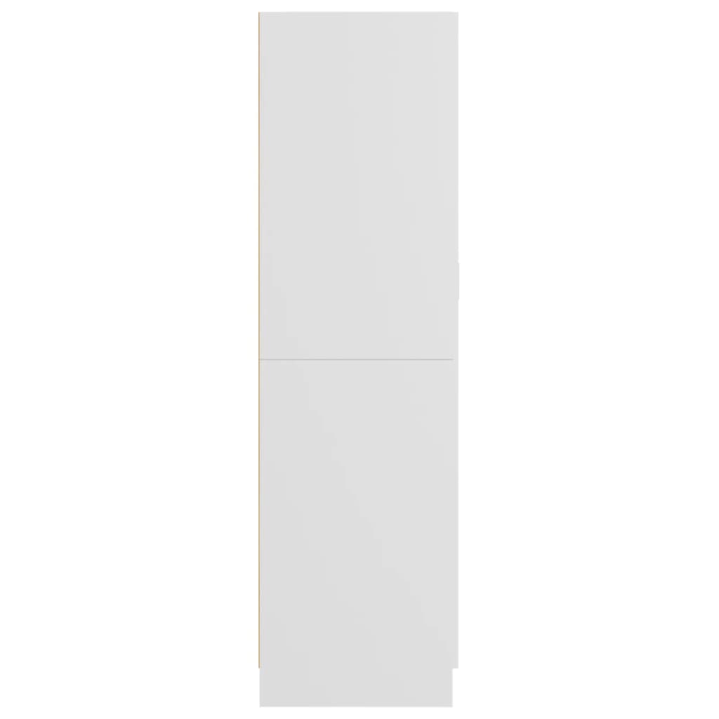 vidaXL Szafa, biała, 82,5x51,5x180 cm, materiał drewnopochodny