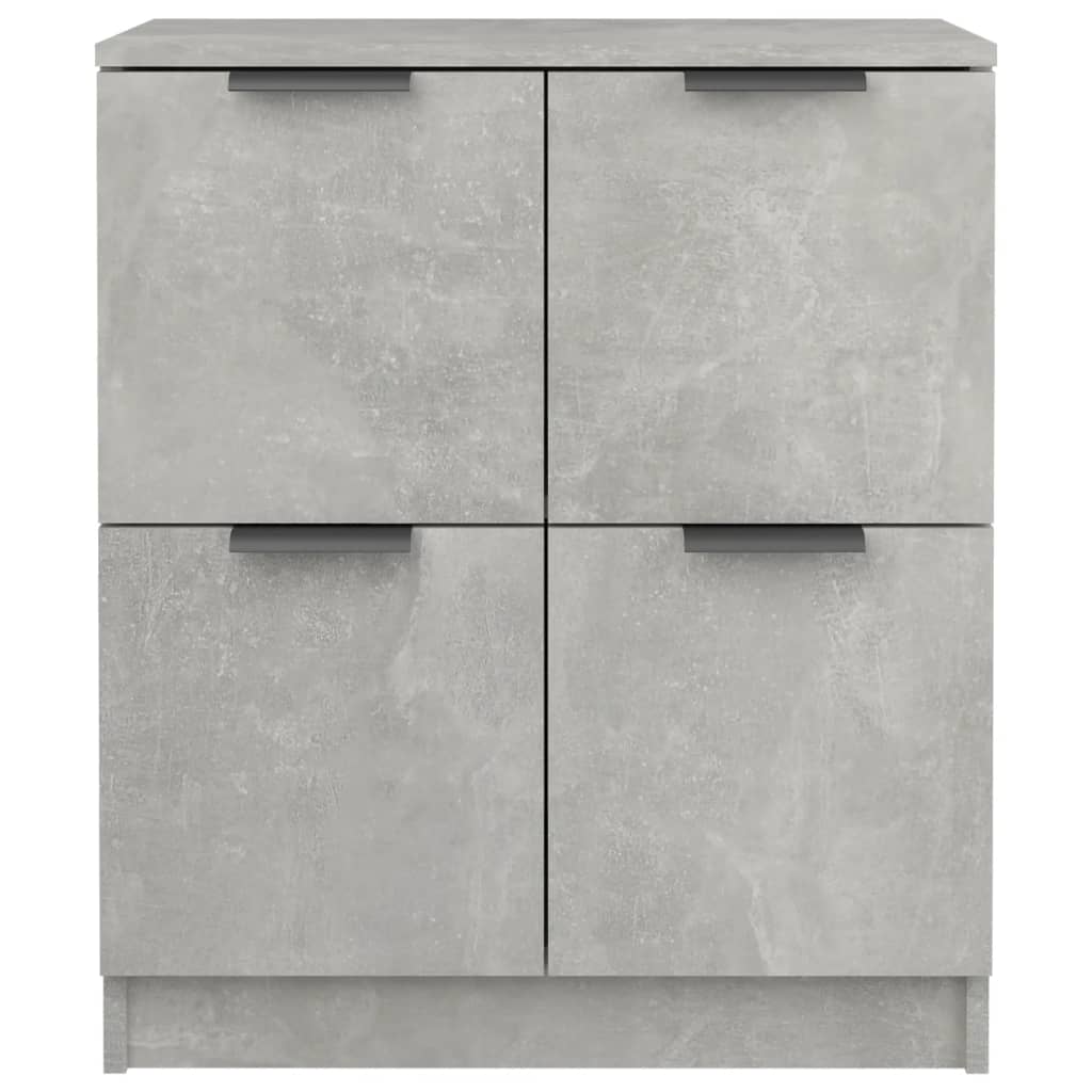 vidaXL Komoda, szarość betonu, 60x30x70 cm, materiał drewnopochodny