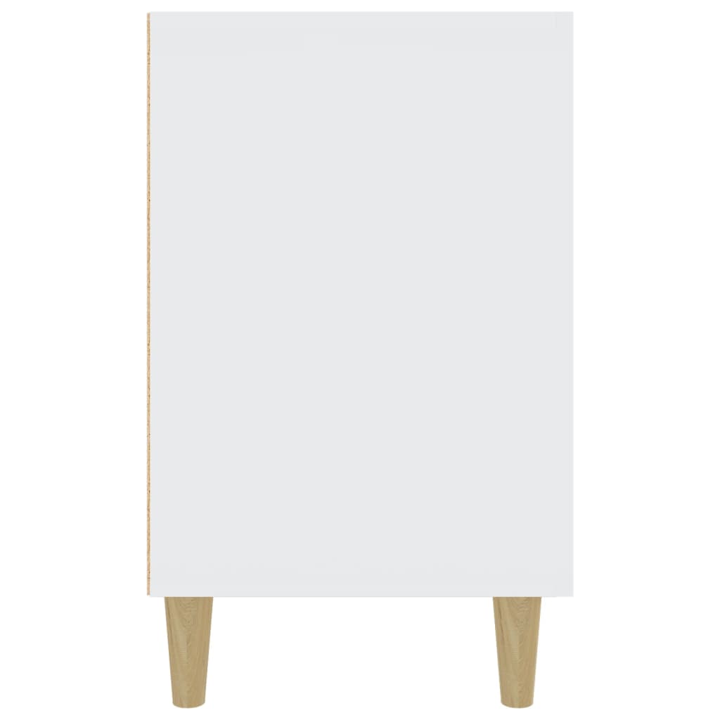 vidaXL Komoda, biała, 100x36x60 cm, materiał drewnopochodny