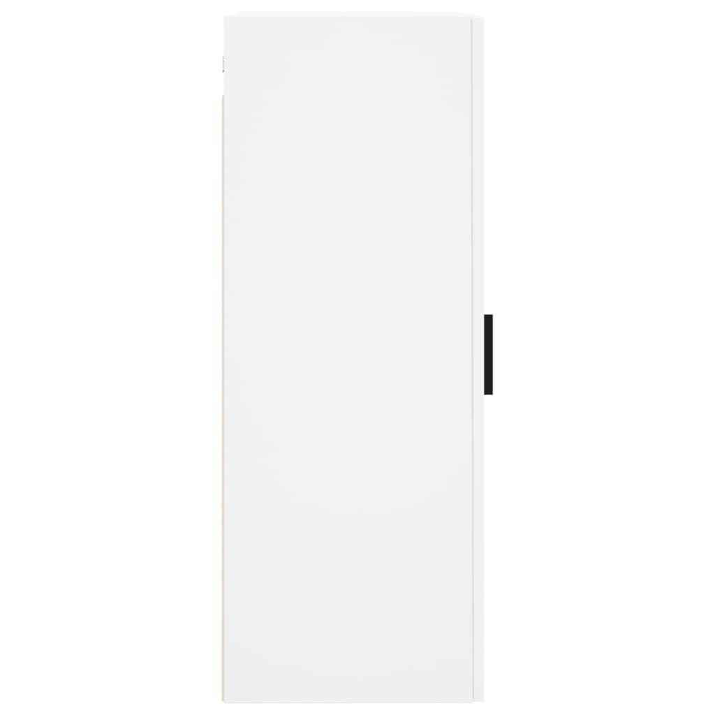 vidaXL Szafka wisząca, biała, 34,5x34x90 cm